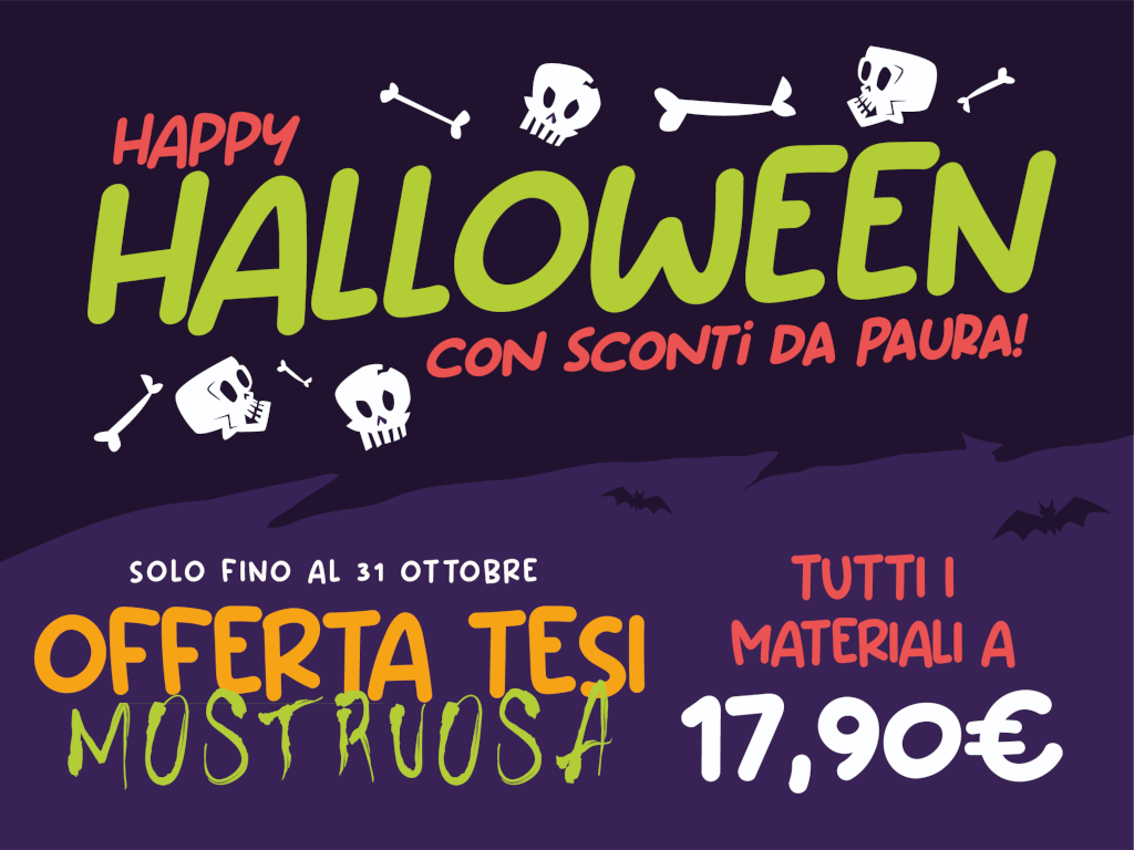 offerta stampa tesi halloween 2024